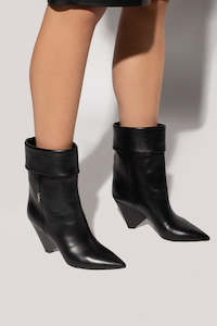 Saint Laurent: Saint Laurent Niki Black Boots