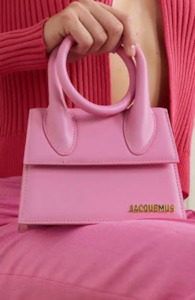 Jacquemus: Jacquemus Le Chiquito Noeud Knot Handbag - Light Pink