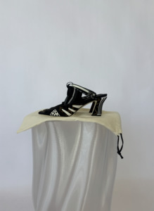 100 300: Fendi Zucca Heeled Sandals