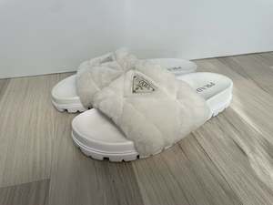 Prada montone sandals