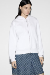 500 999: Gucci Felted Cotton Jersey Zip Jacket