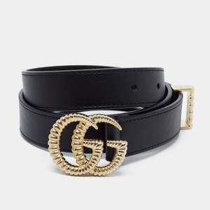 Gucci: Gucci Marmont Torchon Belt 85cm Black