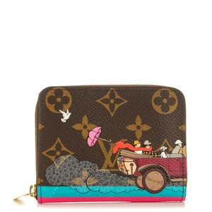 1000 1999: Louis Vuitton Monogram Illustre Zippy Coin Wallet - FULL SET