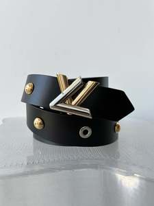 Louis Vuitton Studded Dome Twist Belt