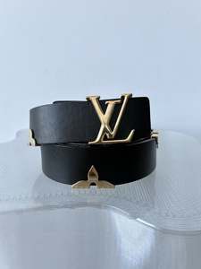 Louis Vuitton Iconic Metallic Flowers Belt