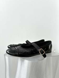 Chanel Patent Leather Ballet Flats Mary Jane