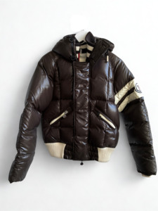 1000 1999: Moncler Maya Down Chocolate Brown Puffer Jacket