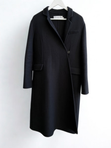 1000 1999: Christian Dior Manteau Laine Noir Black Coat