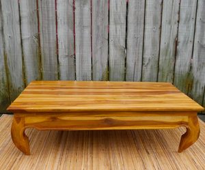 Furniture: Teak Opium Table Large