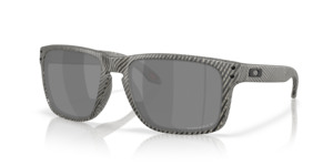 10 Off Welcome 10: Oakley Holbrook XL - Matte Grey Ink Fingerprint w/ Prizm Black