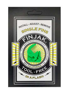 Finjak Tool Free Fin System - Green Flash