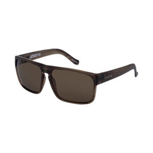 Carve Sunglasses: Carve Vendetta Matte Brown Translucent Frame Polarized