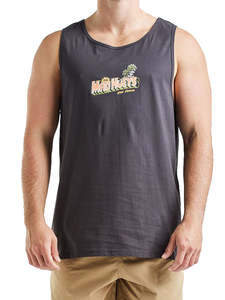 The Mad Hueys Dirty Vacay Tank - Vintage Black