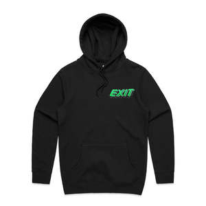 Exit Surf OG Logo Hoody - Black/Green