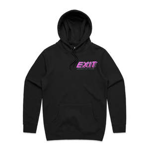 Exit Surf OG Logo Hoody - Black/Pink