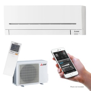 Products: MSZ-AP80VGD2 AP Classic 9kW Heating and 7.8kW Cooling Optional Wi-Fi Control, Supplied and Installed