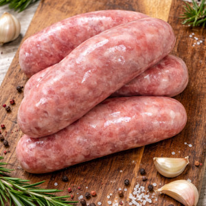 Gourmet Sausages: Irish Pork Sausages  2024 NZ GOLD WINNING SAUSAGE