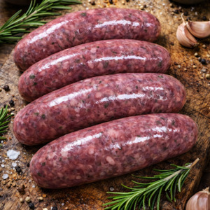 Gourmet Sausages: Beef Herb & Garlic GF