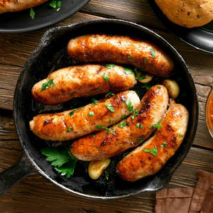 Gourmet Sausages: Lamb, Honey, Mint & Rosemary Sausages - GF