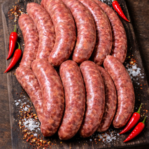 Gourmet Sausages: Creamy Chili Butter, Beef GF