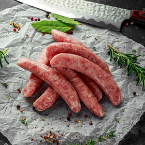 Gourmet Sausages: Pork Chipolata Sausages GF