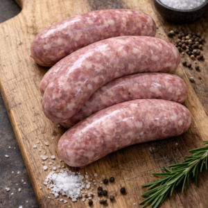 Gourmet Sausages: Pork, Apple & Sage Sausages GF