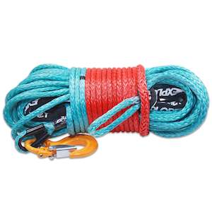 4wd Recovery: Power-Pull Winch Line | 12mm | 14,000kg | Hook | Various Lengths