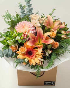 Orange Flower Box Hamilton Cambridge Florist