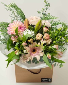 Pink Flower Box Hamilton Cambridge Florist