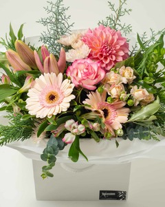Pink Flower Box Hamilton Cambridge Florist