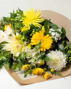 Products: Yellow Flower Bouquet Hamilton Cambridge Florist