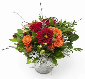 Products: Flowers in Garden Zinc Tin Pail Expressions