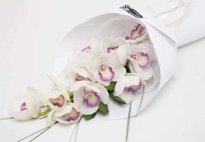 Products: White Orchid Bouquet Hamilton Cambridge NZ