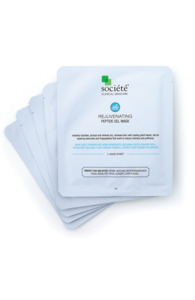 Societe Skincare: Societe Rejuvenating Peptide Gel Sheet Mask (box of 5)