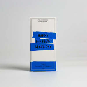 Christmas Gifts: Happy F**king Birthday - Shower Steamers 3 Pack