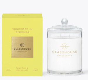 Glasshouse Candles: Glasshouse Candle Sunkissed in Bermuda **Limited Edition**