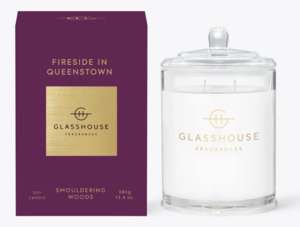 Glasshouse Candles: Glasshouse Fragrances Fireside in Queenstown Candle 380g
