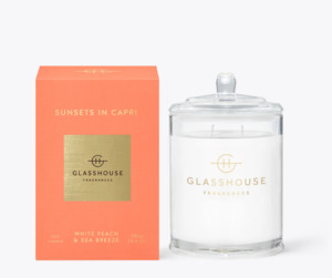 Glasshouse Candle Sunsets in Capri