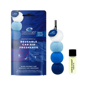 Smelly Balls Car Air Freshener - Blues Rugby