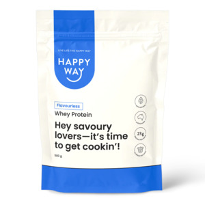 Happy Way Flavourless Whey Protein Powder 500g
