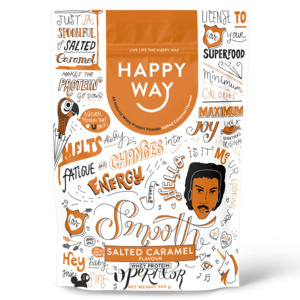 Happy Way Whey Protein Powder Salted Caramel 500g