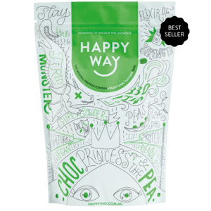 Happy Way: Vegan Protein Powder Chocolate 1kg