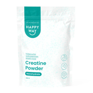 HAPPY WAY Creatine 100%(Flavourless) 300g