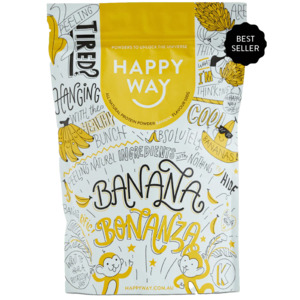 Happy Way: Whey Protein Powder Banana 500g