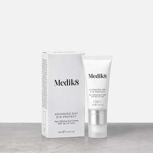 Eye Creams: MEDIK8 Advanced Day EYE Protect SPF30 - 15ml **Pre Order**