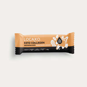 Locako Keto Collagen Brownie Bite - Peanut Butter Caramel