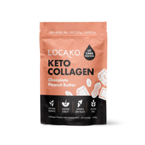 Locako Chocolate Peanut Butter- Collagen Protein (440g)