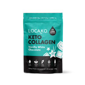 Locako Vanilla White Chocolate - Collagen Protein (440g)