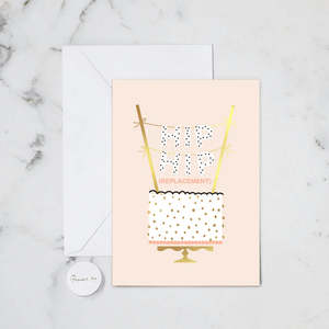 Greeting Card Hip Hip Hip (Replacement)