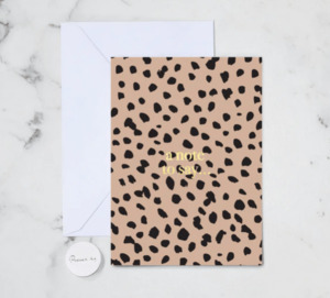Greeting Card A Note to Say (Gold)